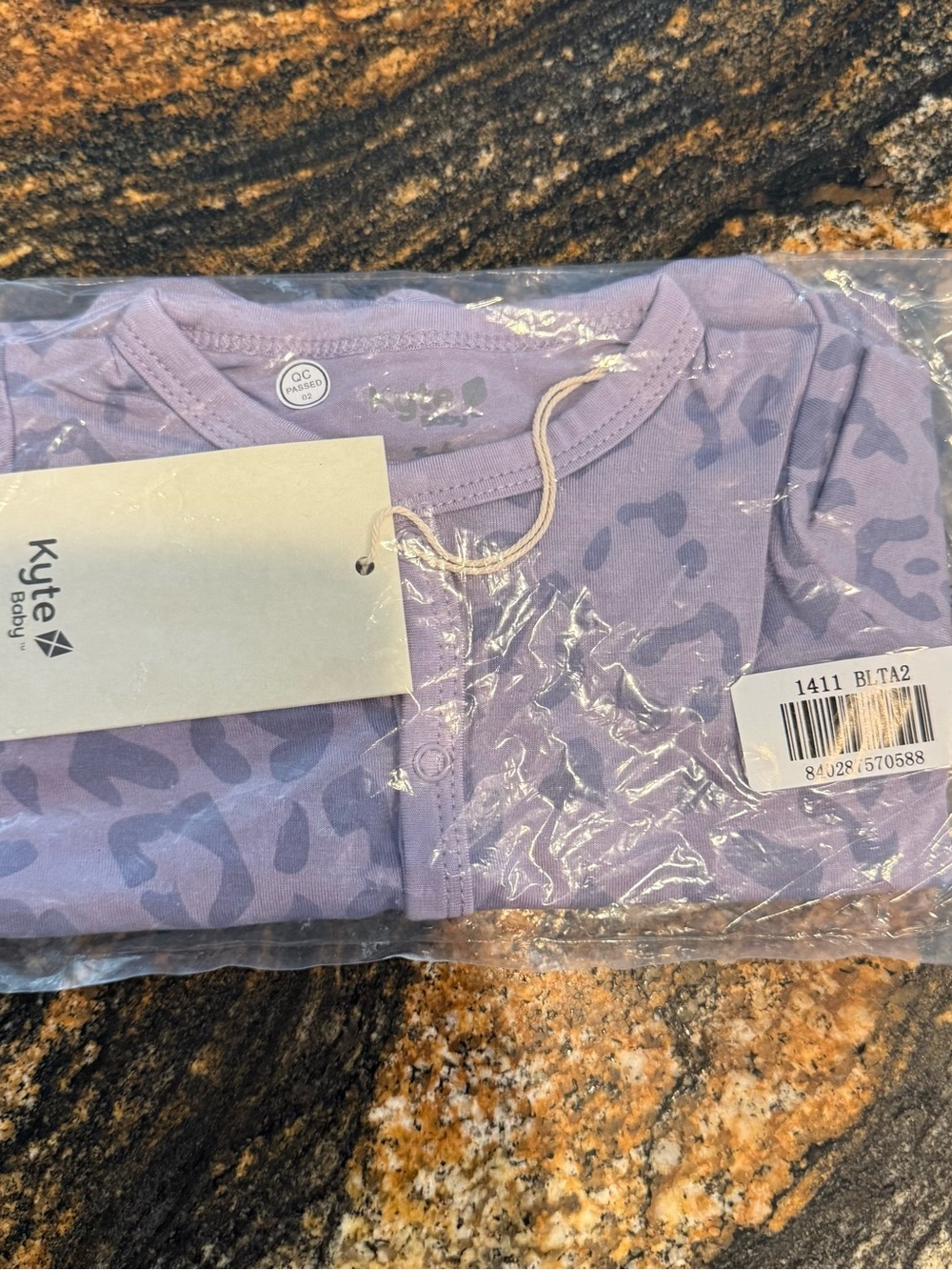 Kyte BABY Taro Leopard Footie